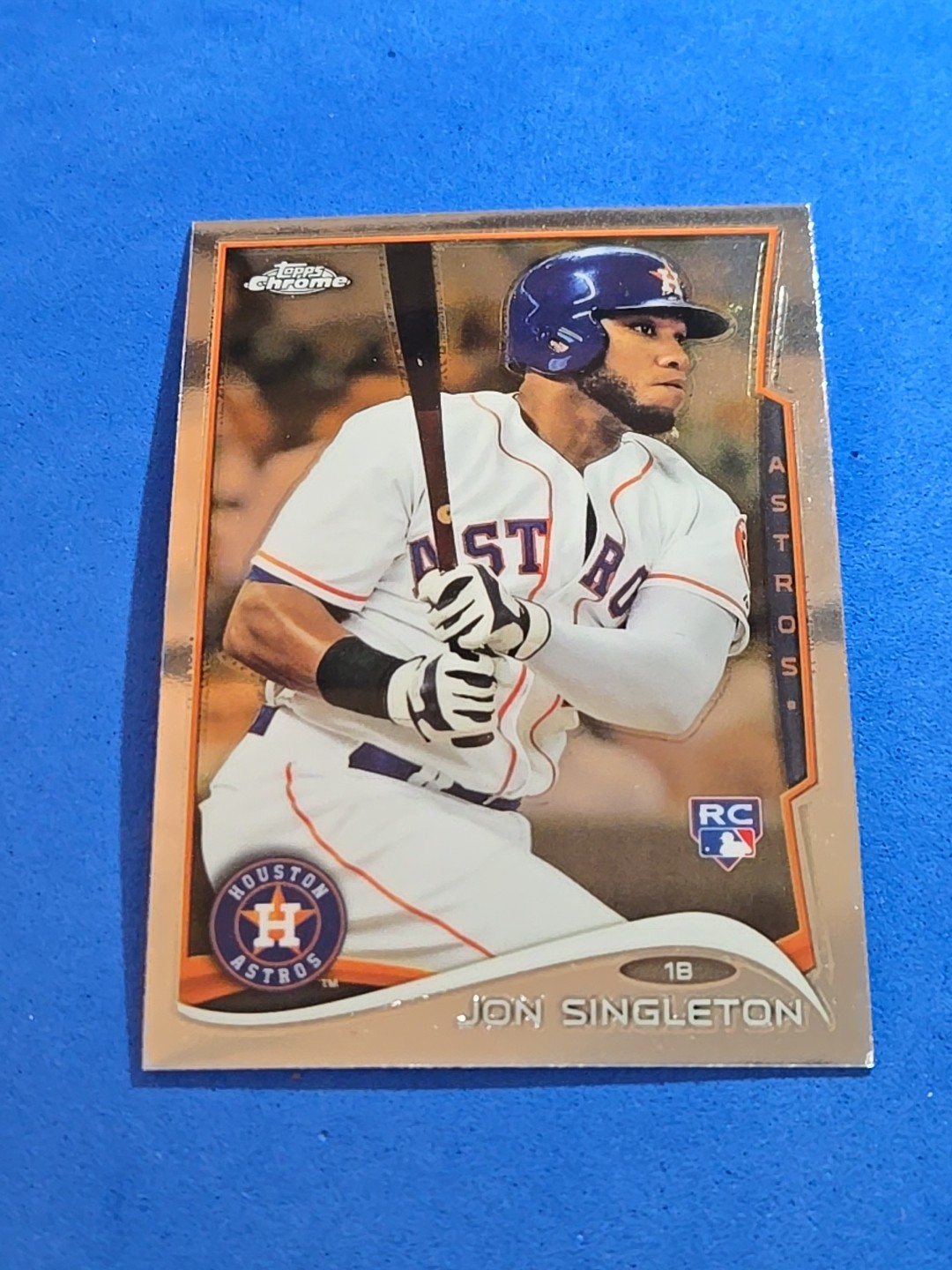 2014 Jon Singleton ROOKIE RC Topps Chrome #55