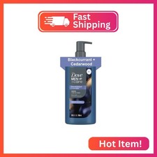 DOVE MEN CARE Blackcurrant Cedarwood Plant-Based Moisturizing Body Wash for