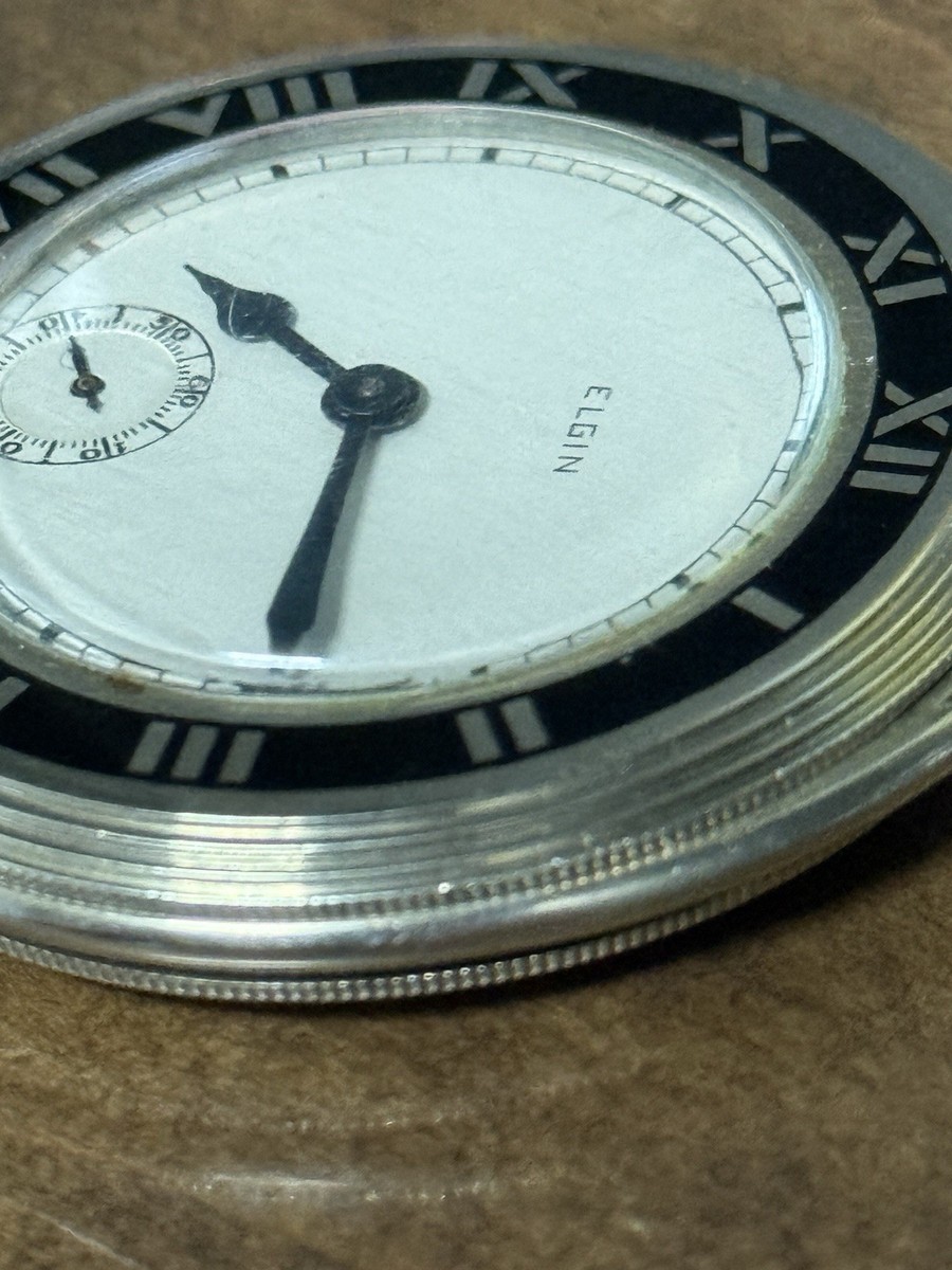 VTG 1947 Fancy Art Deco Waltham 6817 Pocket Watch L-678 - 14KT