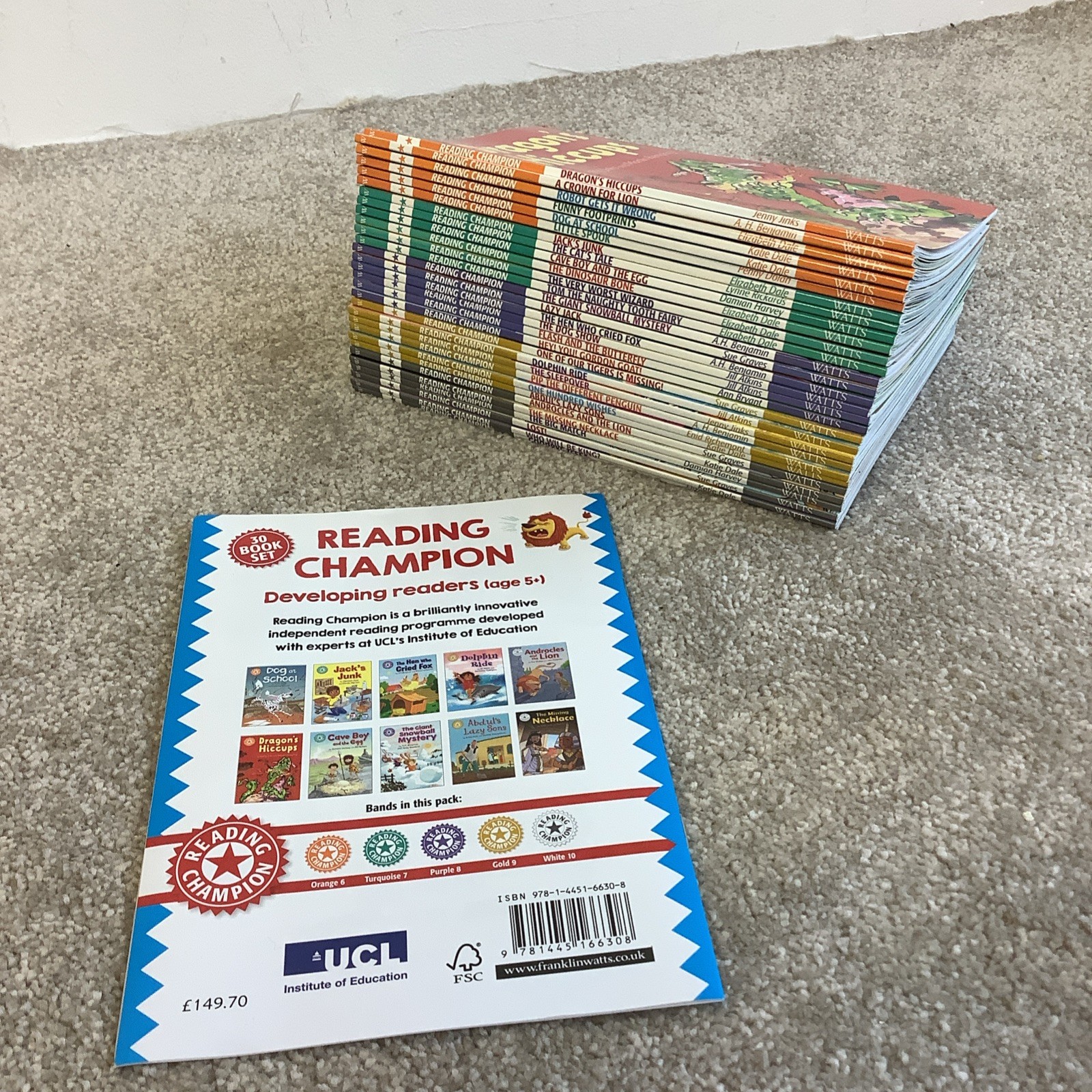 30x Reading Champions Developing Readers Book Set Age 5 + plus (Level 6-10)