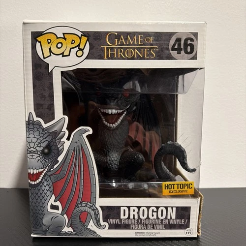 Funko Pop Game of Thrones Drogon 46 Hot Topic Exclusive 6” Vaulted Dragon