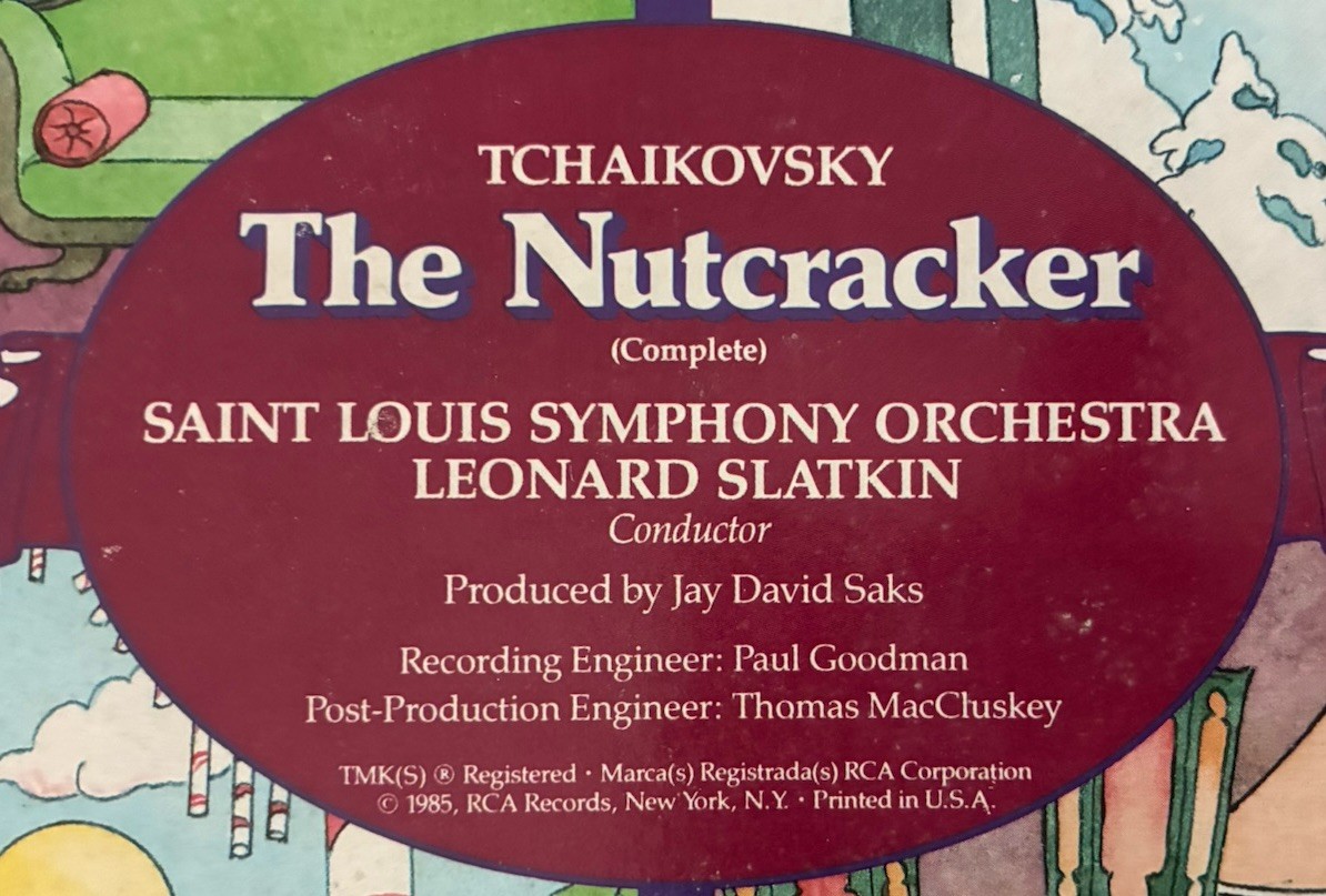 Tchaikovsky The Nutcracker Complete 2 LP Booklet Art RCA 1985 St