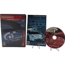 Gran Turismo 3 A-spec Greatest Hit Sony PlayStation 2 2006 Complete Tested