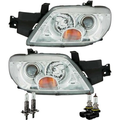 Halogen Scheinwerfer Set HB4 für Mitsubishi Outlander I inklusive Lampen