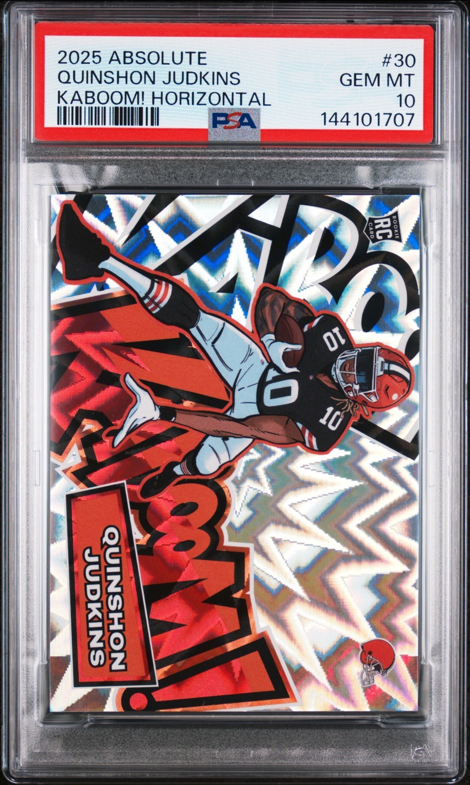 Quinshon Judkins Panini Absolute Kaboom! Horizontal #30 Base