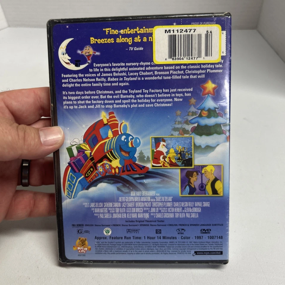 Babes In Toyland DVD ( 1997) MGM Kids Animation Christmas Cartoon NEW Sealed - Image 4 of 4