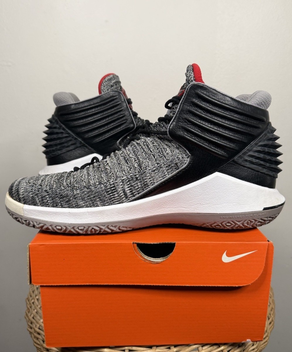 Size 10 - Air Jordan 32 XXXII Black Cement “MVP” RARE | eBay
