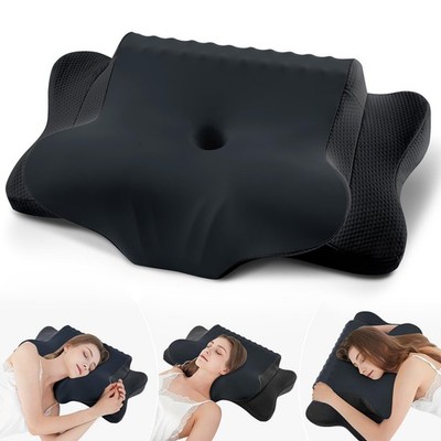 Cervical Pillow for Neck Pain - Cooling Ergonomic Dual-Sided Orthopedic Neck ...