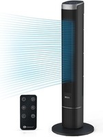 PureMate 43 Oscillating Tower Fan Air Cooling with 4 Speed Remote Control