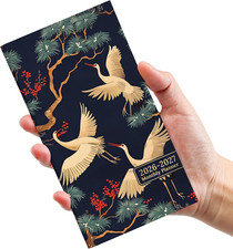 Pocket Calendar 2026-2027 for Purse, Two Year Monthly Planner Pocket Size, Jan 2