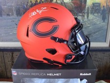 Mike Brown Signed Bears RAVE Riddell Full Size Speed Replica Helmet W/VISOR-COA