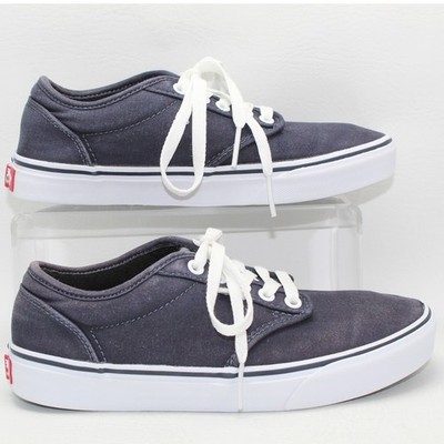 Vans Atwood Low Navy Blue Canvas Skate Sneakers Womens 7 VN-0UDM1X7