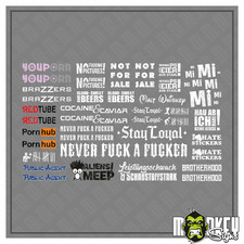 38 teilg. RC Crawler Offroad Aufkleber Set B 1:10 Sticker passend für Modellbau