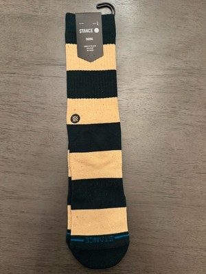 Stance Crew Socks Size Large, Striped Pattern Brand New With Tags