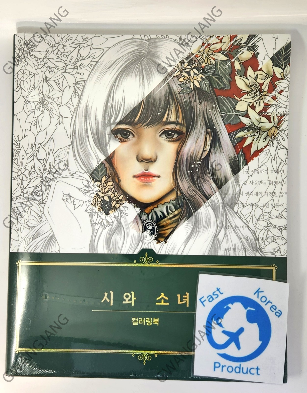 Poetry and Girl Coloring Book Korea Kpop Famous Legend Hot Hobby Fun New