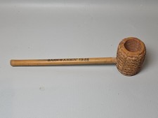 Vintage Tabacoo Unsmoked Bueschers Corn Cob Pipe Bamboo Stem Barnwarmin 1948