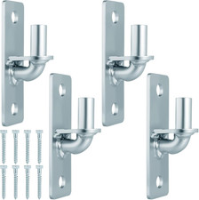Wall Mount Gate Hinges 4 Pack Farm  Chain Link Gate Hinges with 5/8'' Pin, Heav