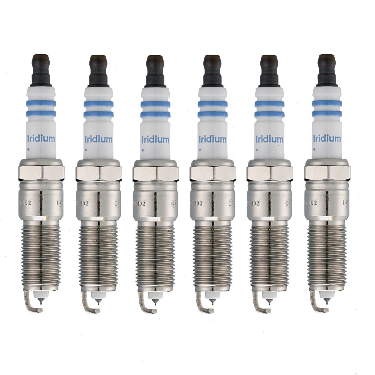 6 pc Bosch Double Iridium Spark Plugs for 2015-2022 Ford Transit-250 3.5L ze
