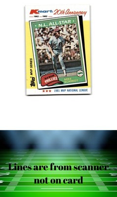 1982 Topps Kmart 20th Anniversary AL & NL MVP's #41 Mike Schmidt