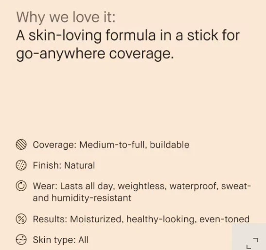 Bobbi Brown Skin Foundation Stick N-052 Neutral Full Size New in Box - Image 3 of 3