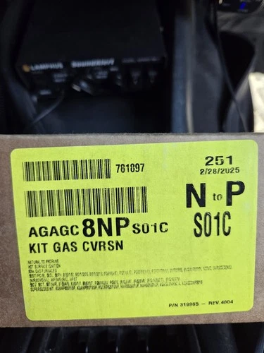 Carrier Gas Conv Kit AGAGC8NPS01C Genuine OEM Replacement Part