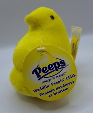 Peeps Yellow Chick Waddlin Peepin Chick Peep Moving 2005 NUEVO/NUEVO CON ETIQUETAS funciona muy bien
