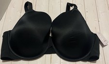 New size 42DD Auden Smooth bra demi coverage lightly lined black