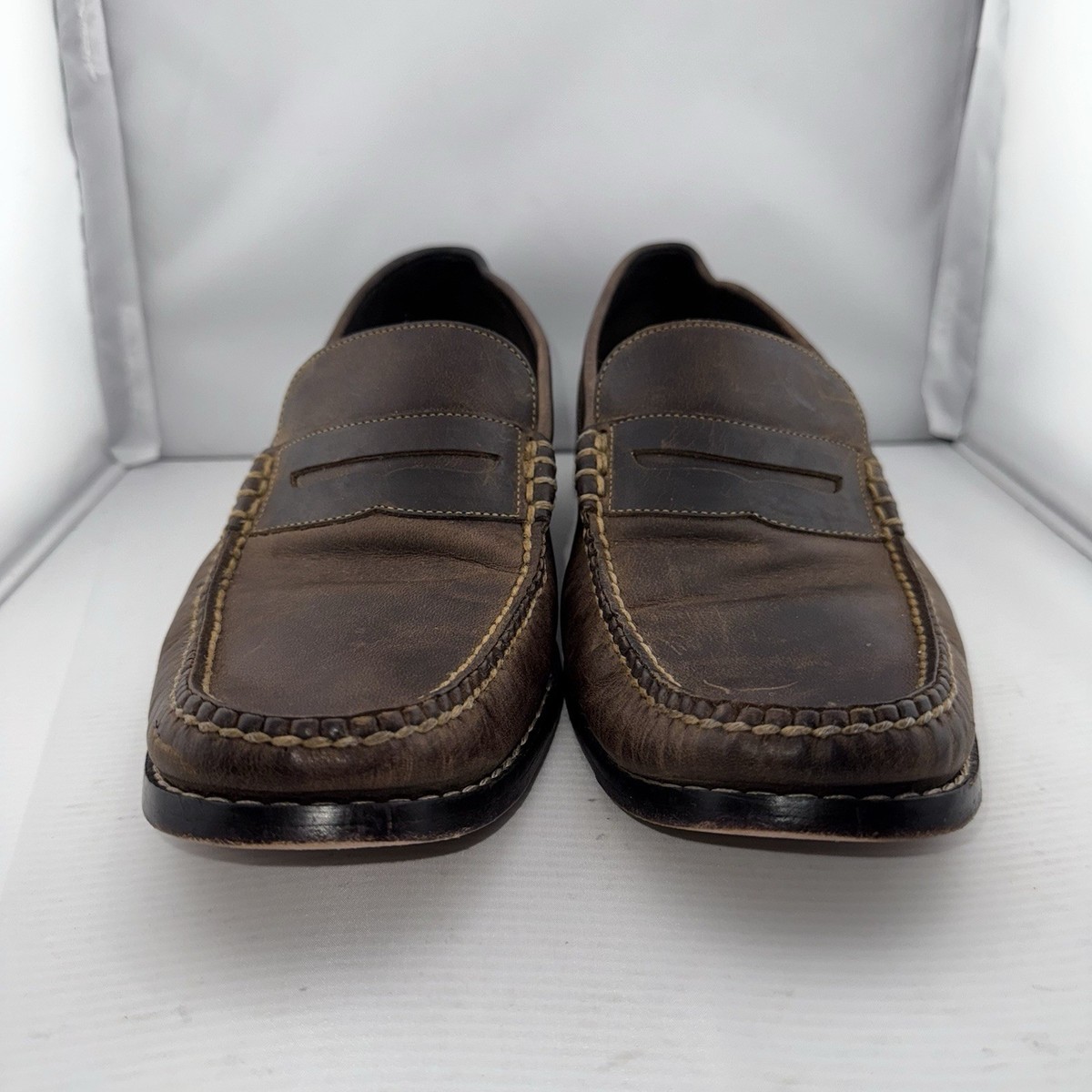 COLE HAAN LEATHER PENNY LOAFERS 11 M MEN display picture 1