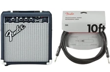 Fender Frontman 10G Watt Guitar Amp - 6 Inch Speaker Bundle - 10 ft Cable