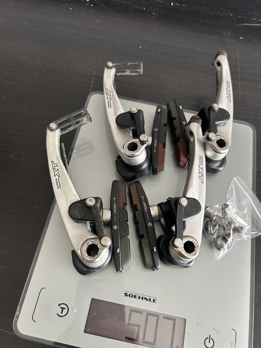 Shimano Deore XT BR-M760 V-Brakes Silver Set Front & Rear | eBay