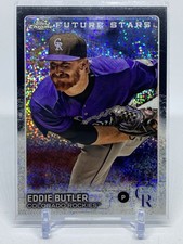 Eddie Butler 2015 Topps Chrome #US291 Black Speckle Refractor Parallel 91/99