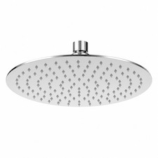Round Shower Head 20 cm Stainless Steel Anti-Limescale Ultra Thin