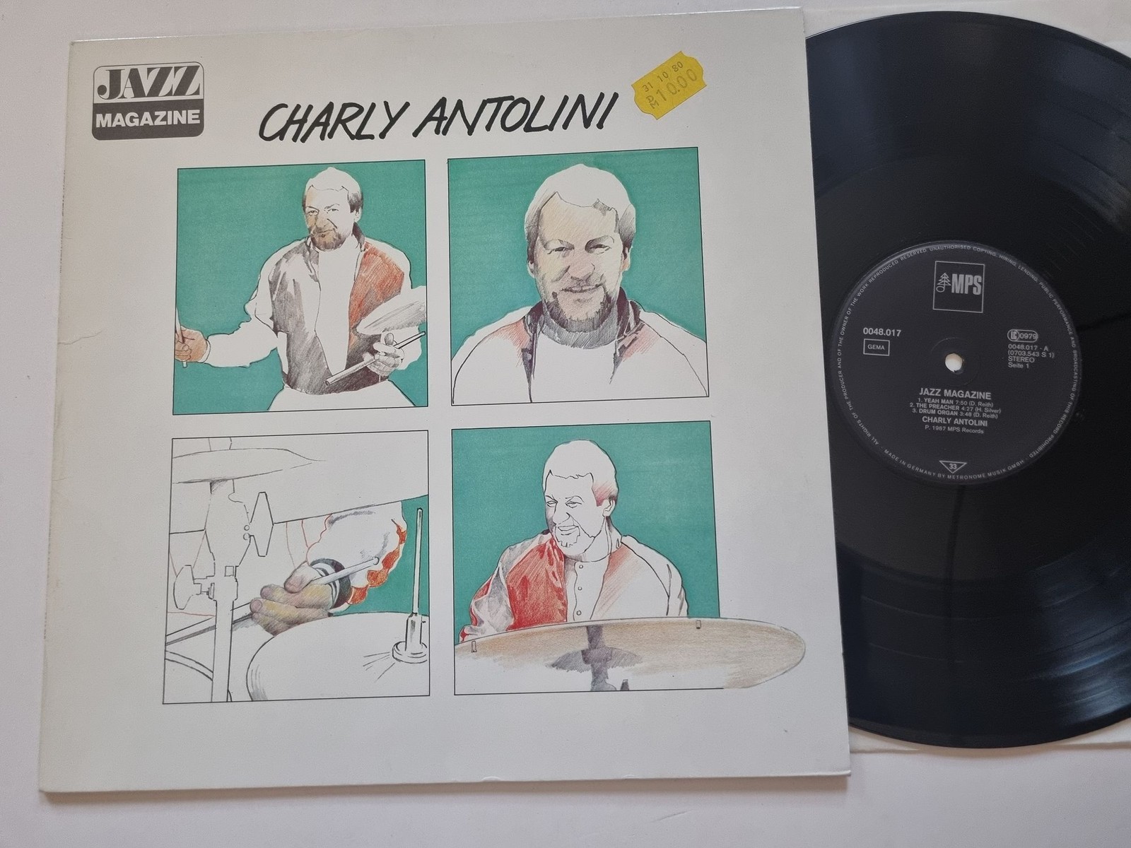 Charly Antolini - Charly Antolini/ Jazz Magazine Vinyl LP Germany