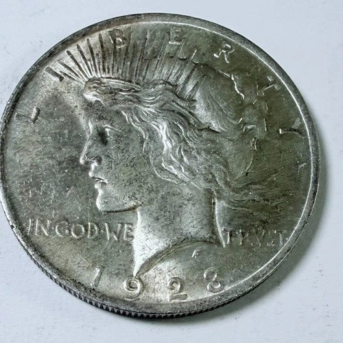 1923 Peace Silver Dollar $1 - 90% Silver - Circulated Coin #7749