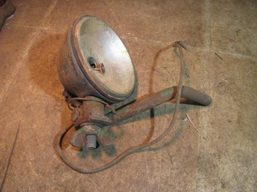 John Deere Dubuque Tractor Guide Head Light with Rod Bracket 40 420 430 ???????