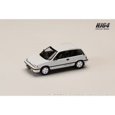 Honda Civic AT Late Version 1/64 White with Genuine Optional Parts, Used