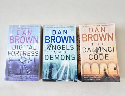 Dan Brown Book Bundle x3| Da Vinci Code, Angels & Demons, Digital Fortress VGC