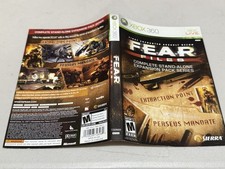 FEAR FILES XBOX 360 ARTWORK CASE ONLY NO GAME