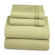 Split King Size Sheets - 5 Piece Bed Sheet Set, Hotel Luxury Double Brushed