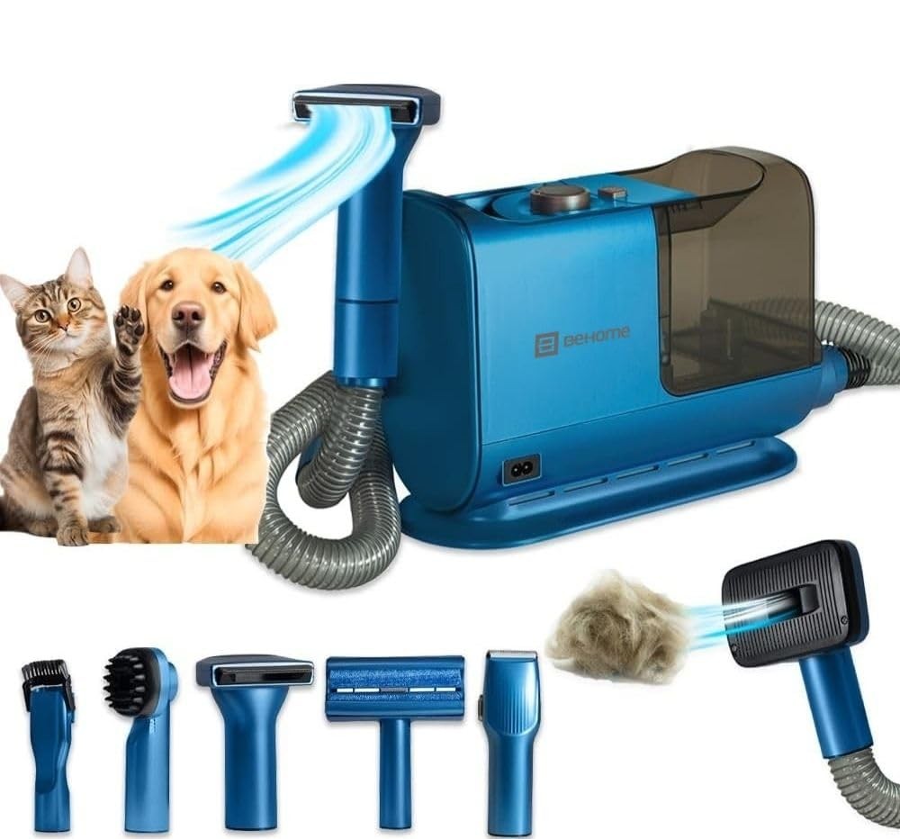 ASPIRAPOLVERE PER ANIMALI ASPIRAZIONE TOELETTATURA CANI GATTI ACCESSORI PET