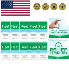 Liquid Glycerin Suppositories, 4 Count Pack of 10