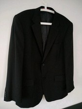 Taylor & Wright Navy Pin-Striped Suit  Blazer Jacket Tailored Fit Size 44R
