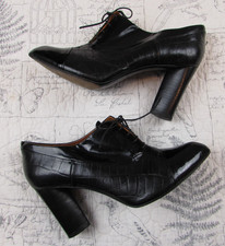 Escarpins POUR LA VICTOIRE Cuir Cognac - Talon 4 Pouces, Taille 6.5, Occasion