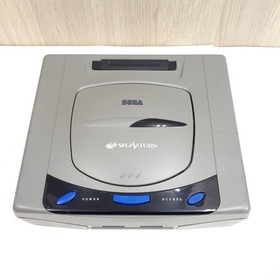 Japanese SEGA SATURN Console with 2 controllers, 5 Games tested working