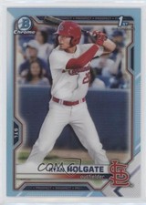 2021 Bowman Draft Chrome Sky Blue Refractor Ryan Holgate #BDC-148 0fz3