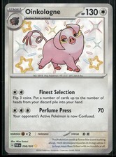 Oinkologne 208/091 Shiny Rare Paldean Fates Pokemon Holo Near Mint on eBay