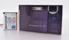 FUJIFILM FinePix Z250fd Purple 10MP 5x Optical Zoom Digital Camera w/ Battery
