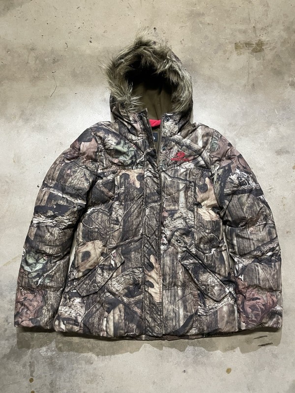 Mossy Oak Break-Up Infinity Insulated Puffer Jacket Hooded W