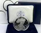 2008 W Proof Silver Eagle 1 oz .999 W/ OGP COA West Point $1