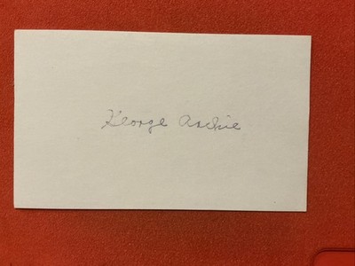 George Archie 🔥🔥MLB: 1938 Detroit Tigers 🔥🔥Autograph🔥🔥 | eBay